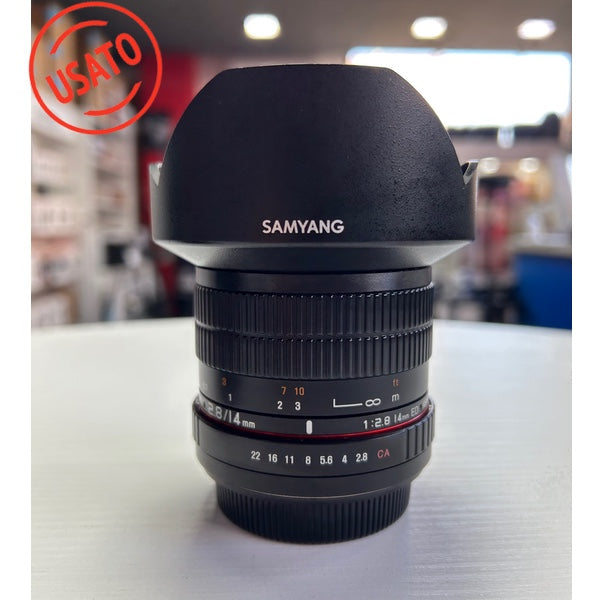 Samyang MF 14mm F2.8 AS IF UMC per Canon EF Usato Samyang MF 14mm F2.8 AS IF UMC per Canon EF Usato